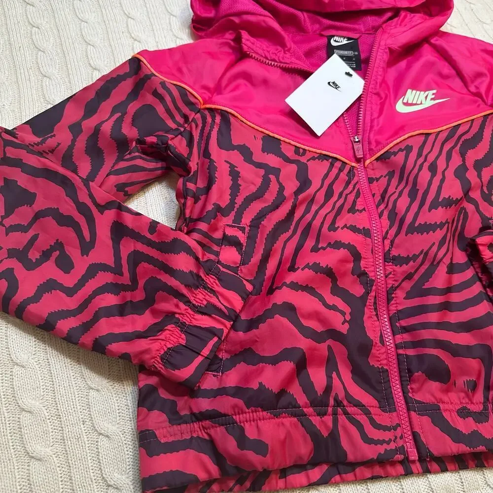 New Nike Girls Windbreaker sz L